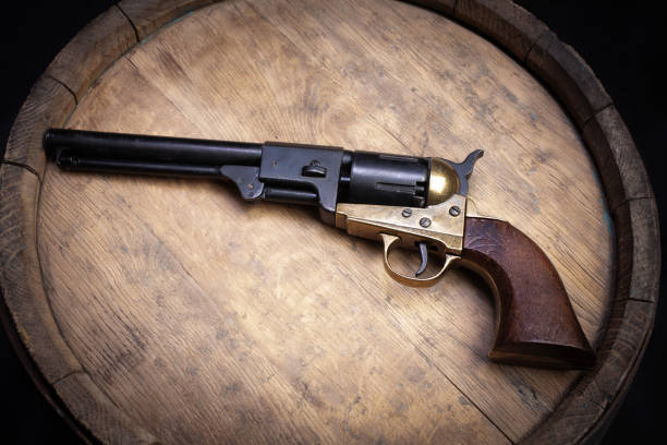 istock Old West Weapon - Percussion Army Revolver 1491377932