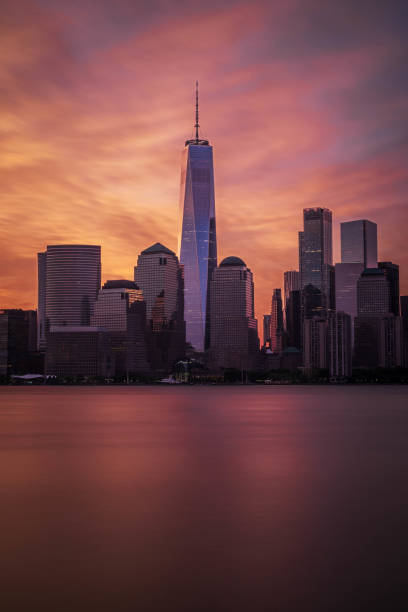 istock The Freedom Tower and NYC Skyline at Sunrise 1491398580