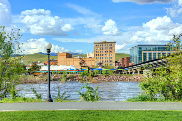 Missoula, Montana - fotografia de stock