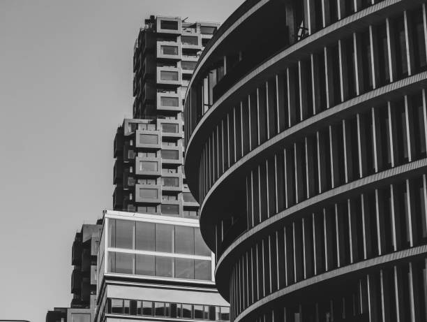 istock Low angle view of modern buildings against sky 1491401334