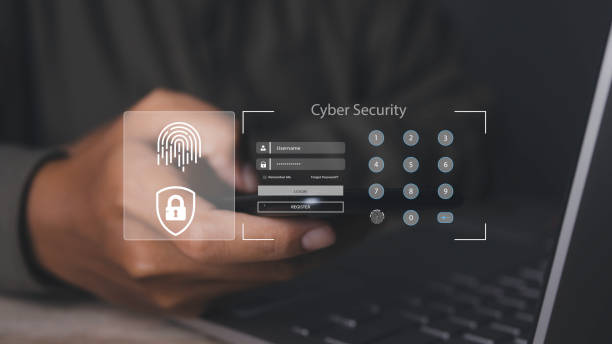 istock Cyber security scanner futuristic digital processing of biometric identification 1491402551