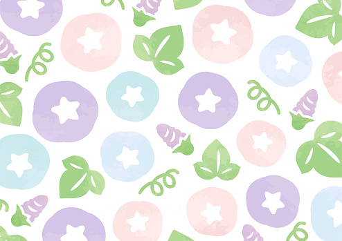 Cute seamless pattern with watercolor flowers and leaves. Hand drawn vector illustration.