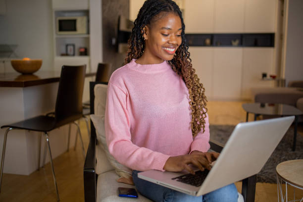 istock Woman working from home 1491411118