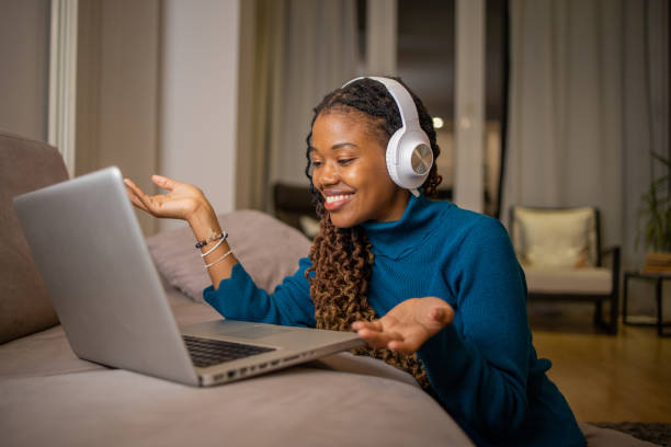 istock Young woman working from home 1491411141
