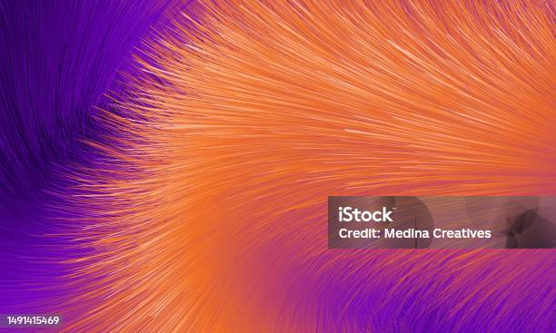 Gradient Pattern Fur Abstract Colorful Gradient Fluffy Fur Texture Background Stock ...