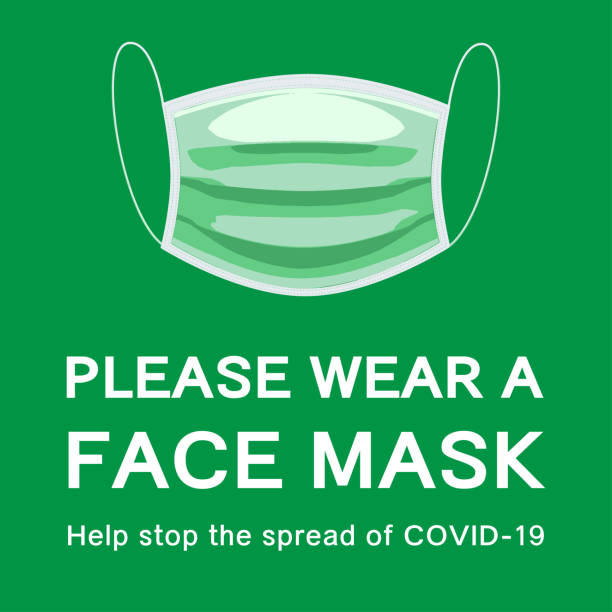 Wear Mask Line 530+ Please Wear Mask Stock Illustrations, Royalty-Free Vector Graphics ...
