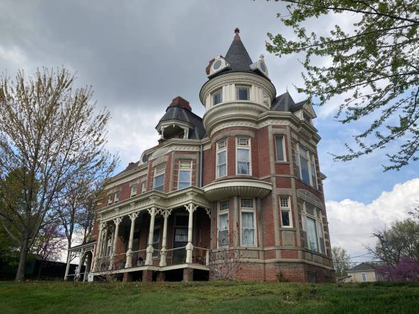The is the McInteer Villa of Atchison, Kansas. This house is reportedly haunted, and if you dare, you can go on a heart-pumping tour of the house or even spend the night!