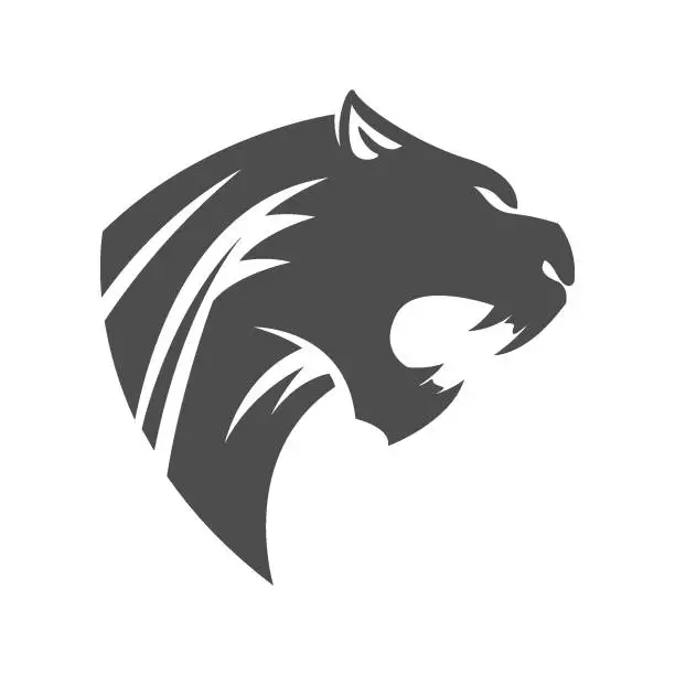 Vector illustration of Panther icon logo design