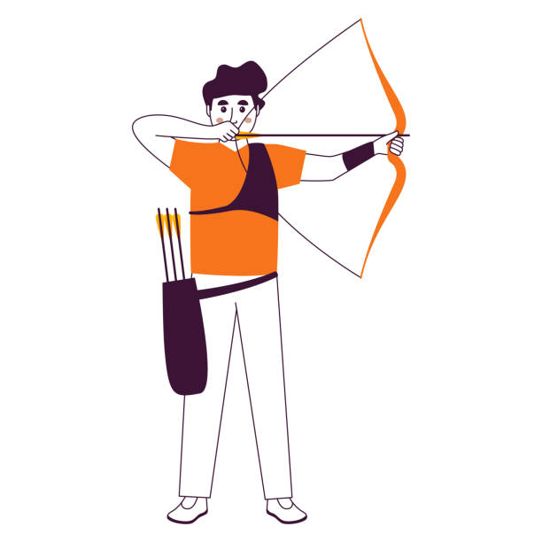 Vector Longbow 830+ Longbow Drawings Stock Photos, Pictures & Royalty-Free Images - iStock