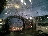 Raindrop droplet side glass car