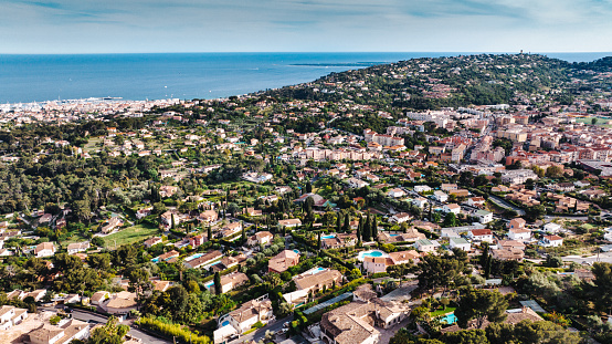 antibes aerial view