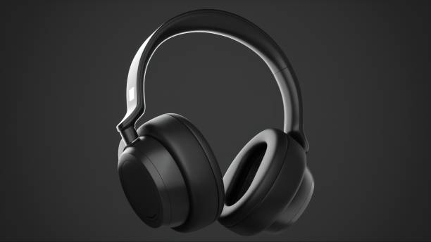 istock Music Abstract Backgrounds - Black Earphones Concept 1491451468