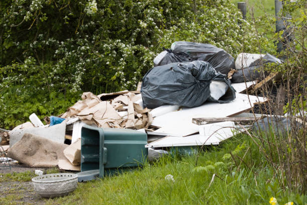 Naughty Illegal Fly Tippers Someone has dumped rubbish in the countryside ruining the look and natural beauty. garbage dump stock pictures, royalty-free photos & images