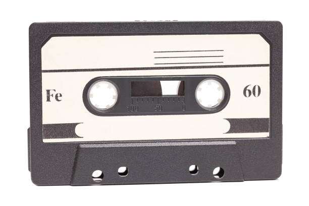 istock Audio cassette tape isolated on white background. 1491464395
