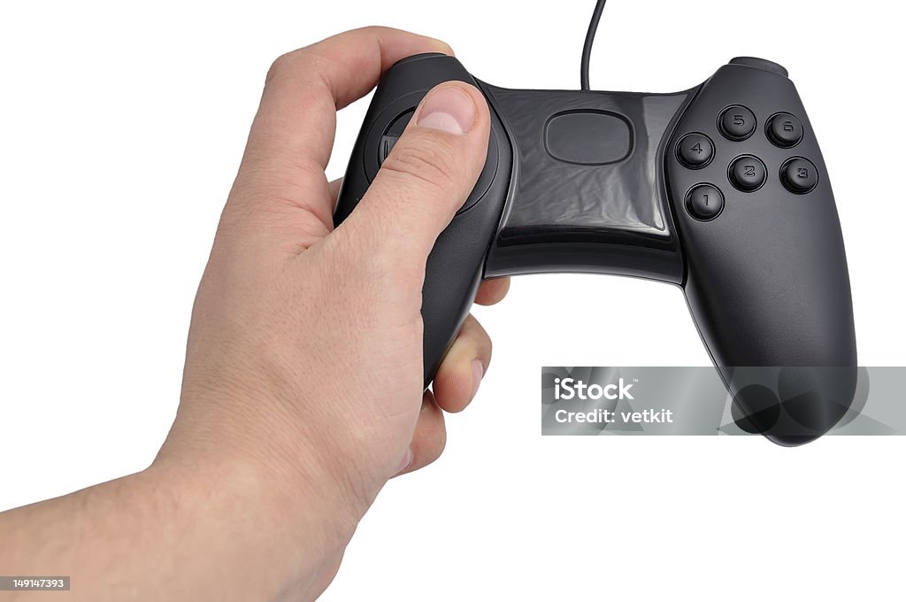 gamepad negro - Foto de stock de Accesorio personal libre de derechos