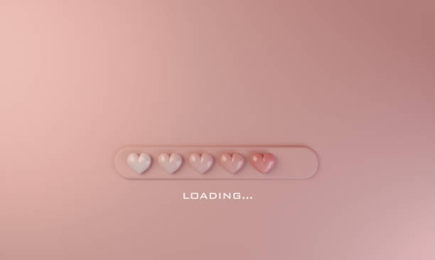 Love loading stock photo