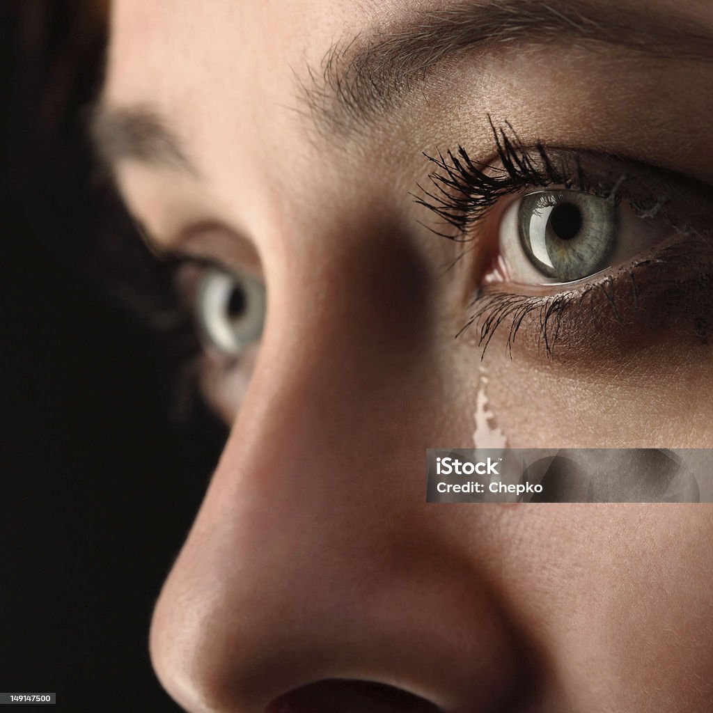 beauty girl cry Crying Stock Photo