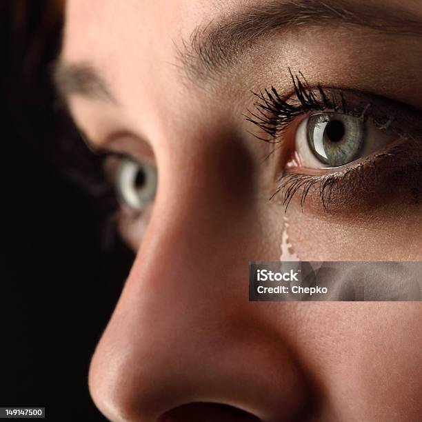 Beauty Girl Cry Stock Photo - Download Image Now - Crying, Eye, Adult