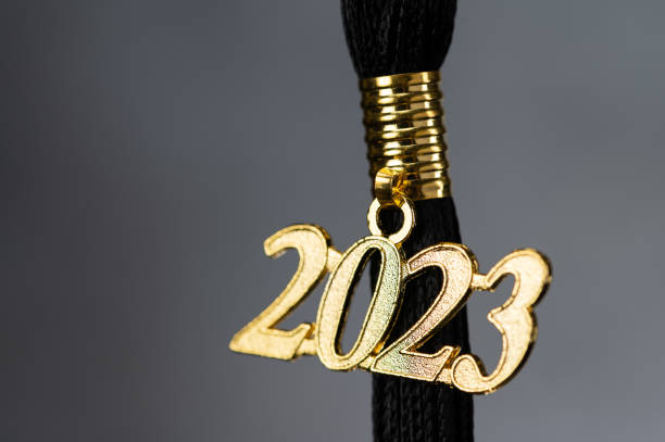 istock 2023 Black and Gold Graduation Tassel 1491484311