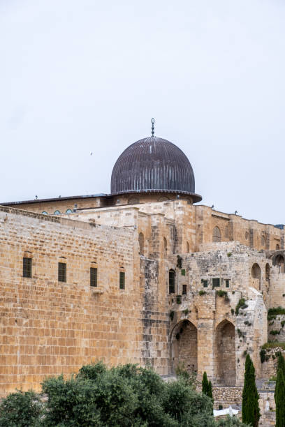 istock View of the Al-Aqsa Mosque dome, Jerusalem, Israel. 1491484876