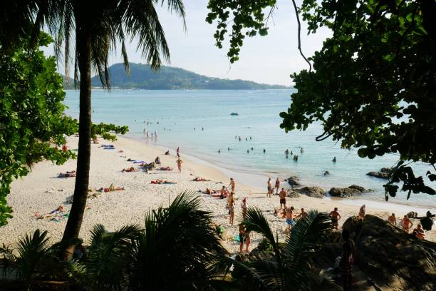 istock People on the beach, Patong beach, Phuket 1491486173