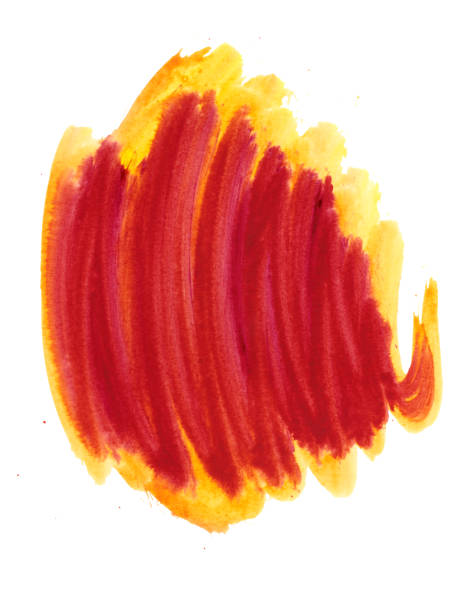 istock Set of abstract watercolor brush strokes painted background. Watercolor elements for your design. 1491488797