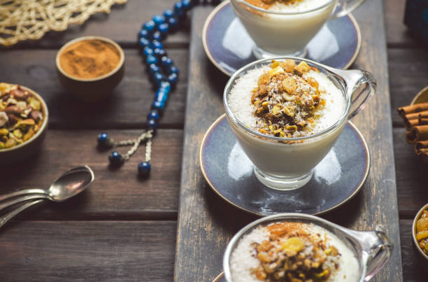 istock Traditional Middle Eastern Sweet Milk Pudding 