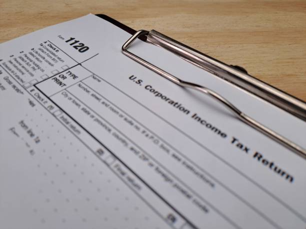 istock Tax 1120 USA Income Form 1491492995