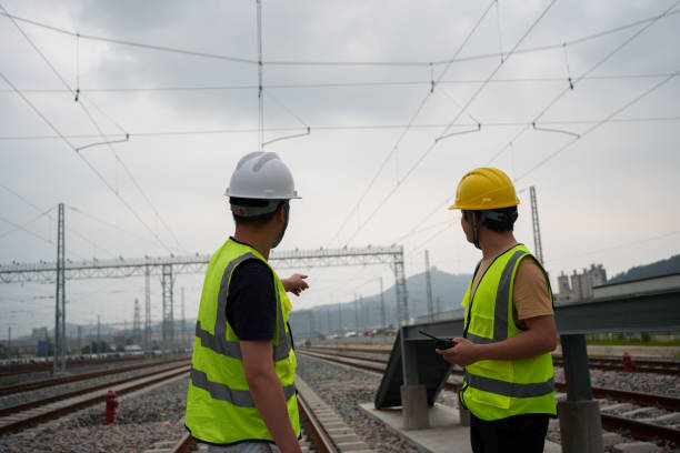 istock Railway workers, guarding the safety of the journey 1491496860