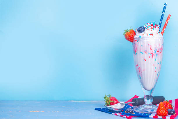 strawberry icecream milkshake
