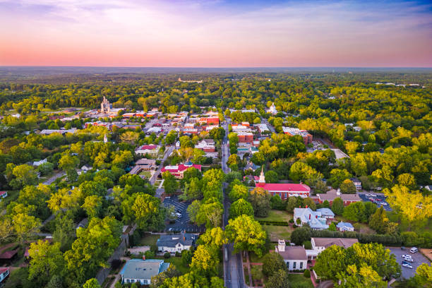 istock Madison, Georgia, USA Aerial View 1491499308