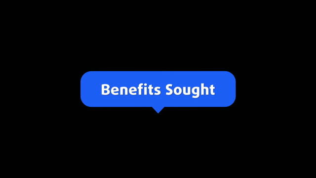 Benefits sought