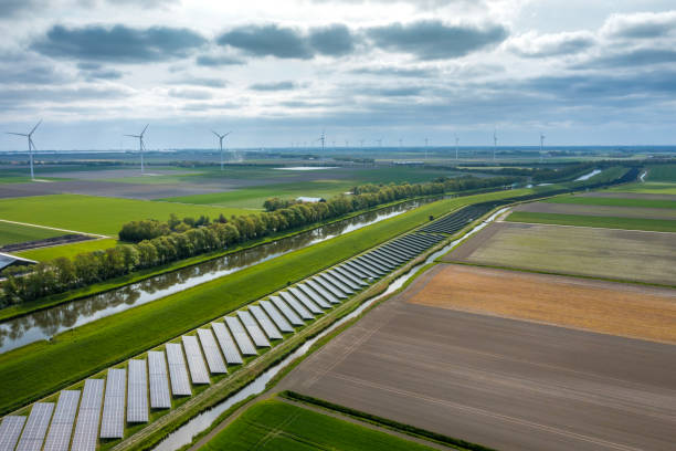 istock Wind, sun and water energy. 1491502034