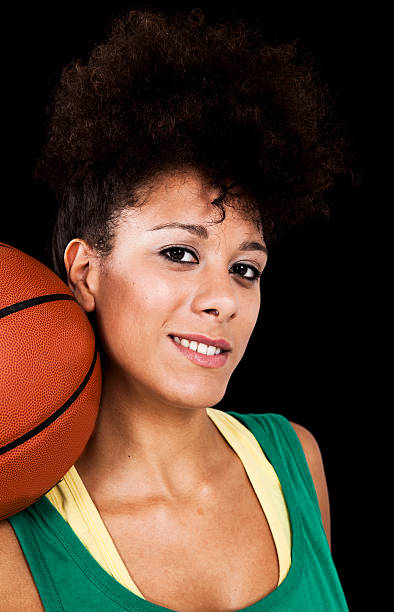 istock Woman with basketball 149150648