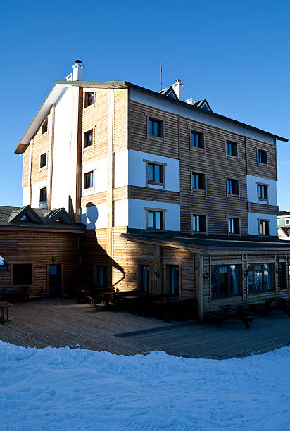 istock Ski center and hotels area 149150757