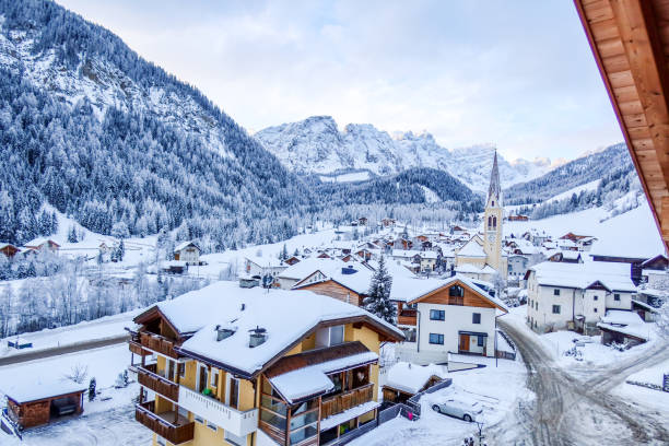 Snowcapped mountains, Italy