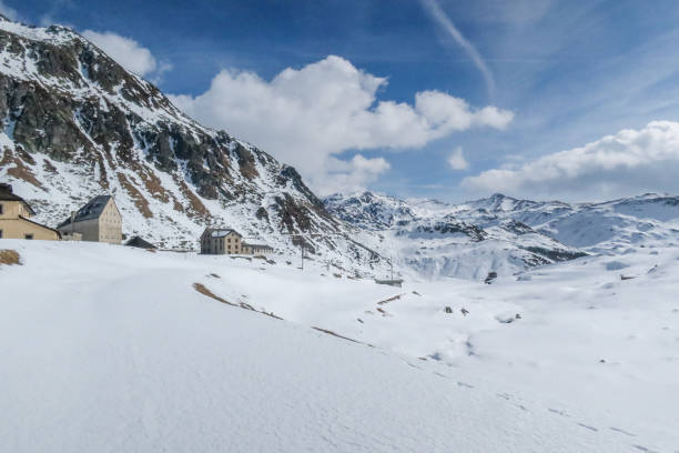 istock Gotthard pass in winter, Switzerland 1491513146