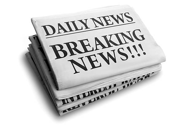 istock Breaking news daily newspaper headline 149151335