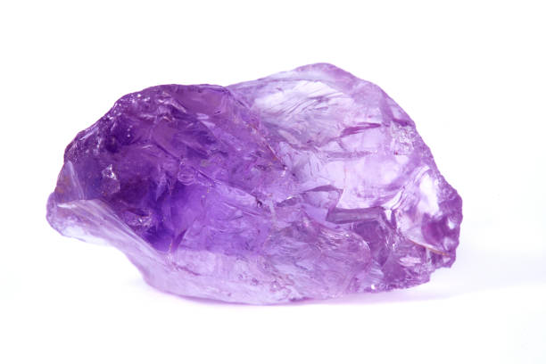 istock Amethyst. Amethyst is purple in color. It is a semi-precious stone. 1491518030