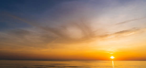 istock Sunset sky clouds over sea in the morning 1491528554