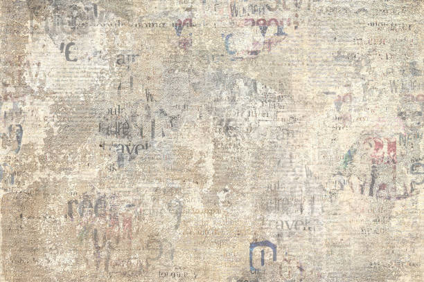 istock Newspaper paper grunge vintage old aged texture background 1491530793
