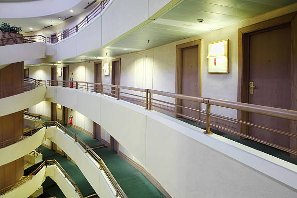 istock Balconies and staircase in Iris Congress hotel. 149153200