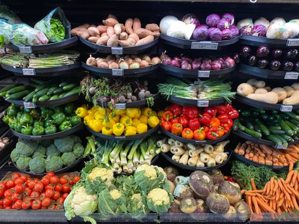 istock Fresh fruit and vegetables at the market ￼ 1491533986