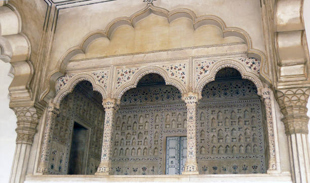 istock Interior of Agra Fort, India 1491534545