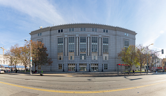 San Francisco, United States - November 27, 2022: A picture of the San Francisco Public Library.