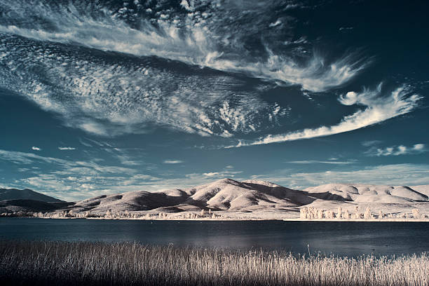 Otay Lakes shot in Infrared.  Otay Lakes is located in Chula Vista, CA.