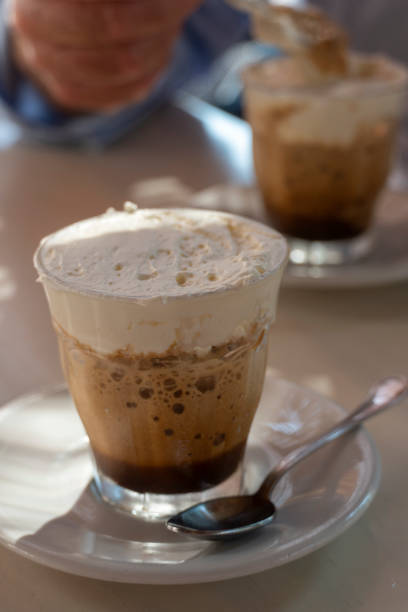 istock Coffee Granita with whipped cream in Stromboli 1491544632