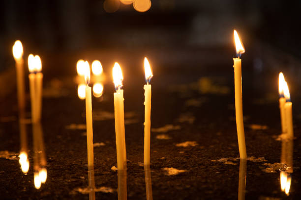 Candles in Armenian church
