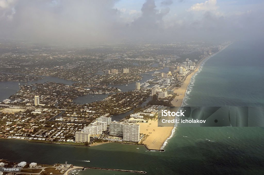 Plage de Fort Lauderdale - Photo de Admirer le paysage libre de droits