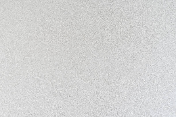 istock Texture of white decorative plaster, background. 1491559600